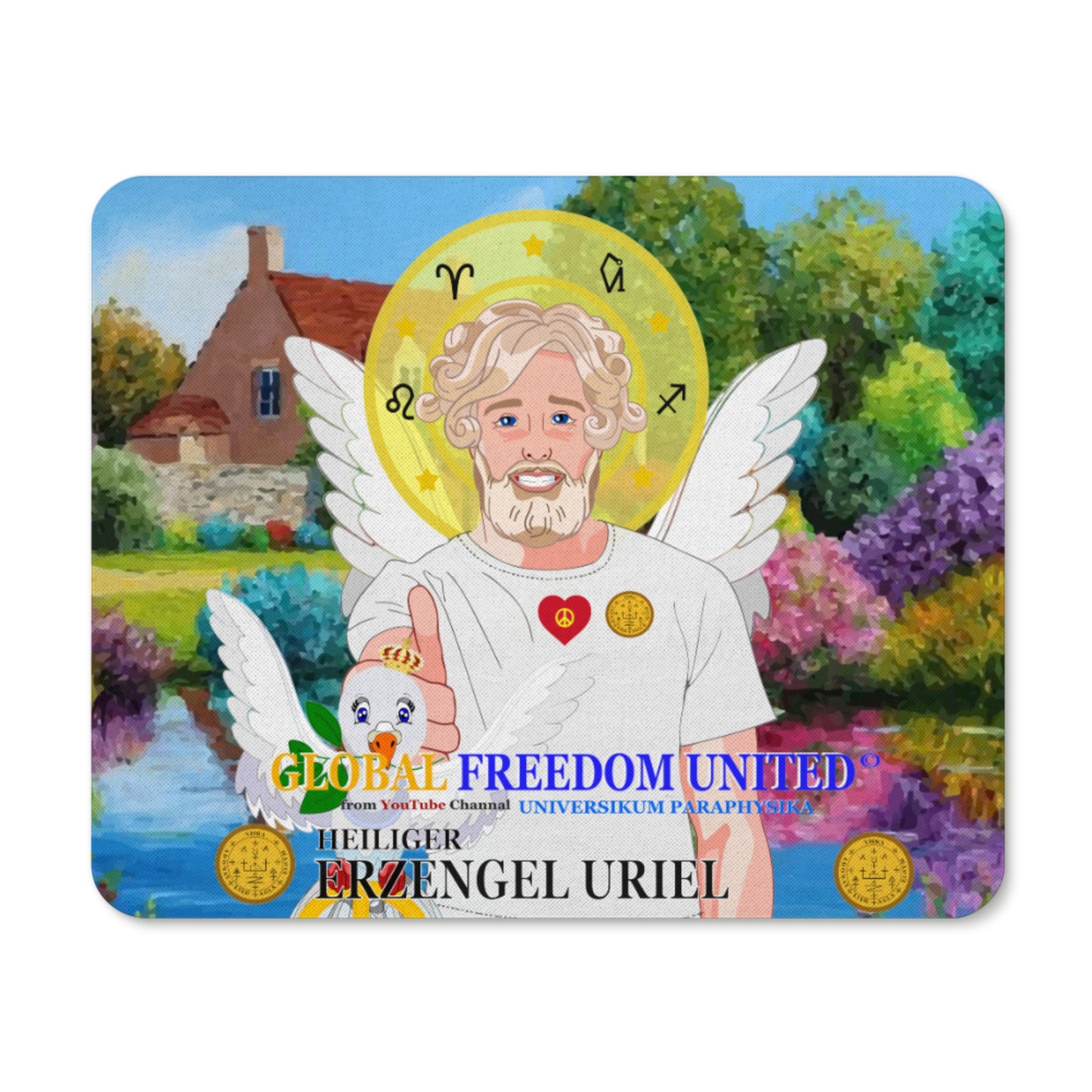 Mouse Pad Global Freedom United Archangel Uriel