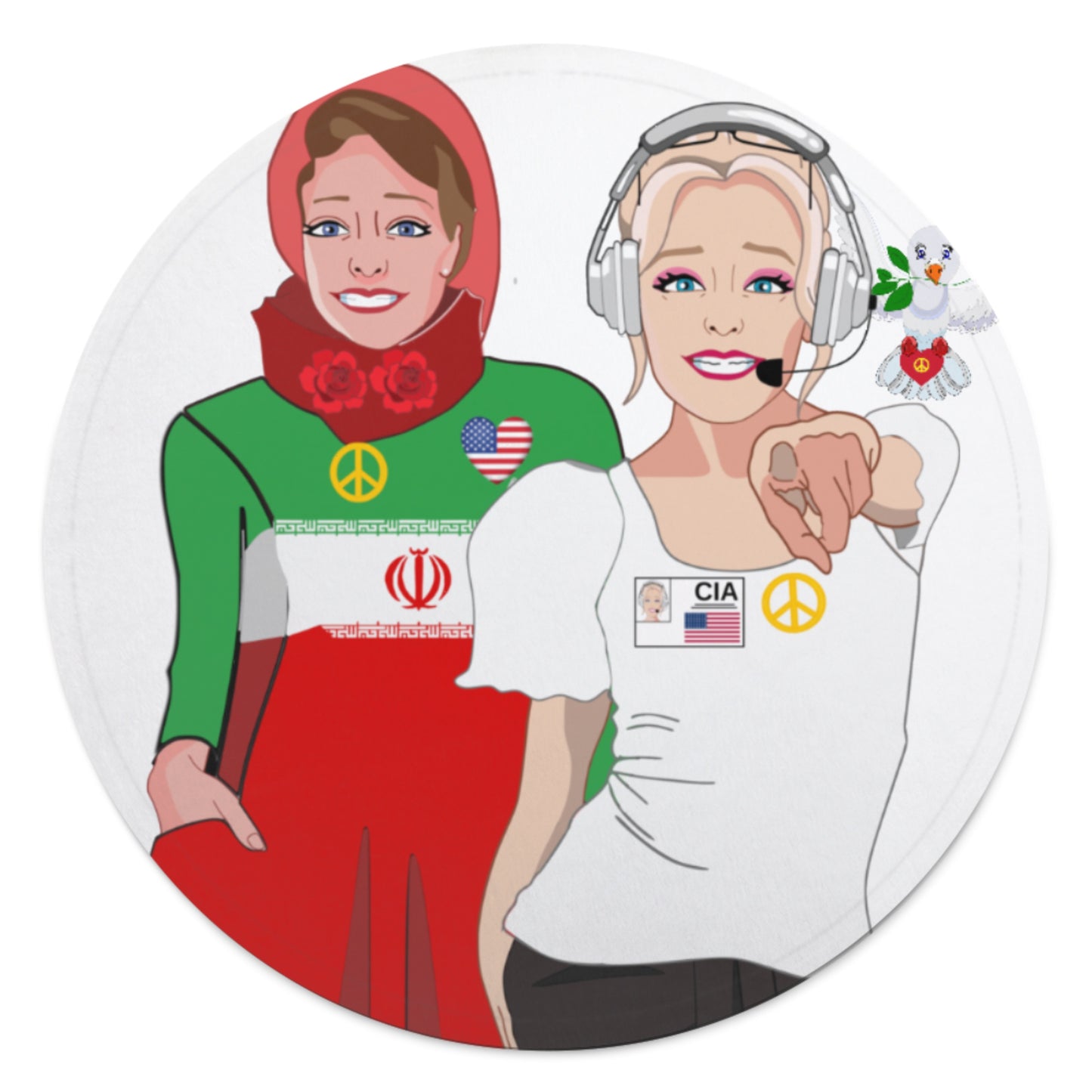 Blankets For Kits Global Freedom United Girls Iran & Usa Old Peace