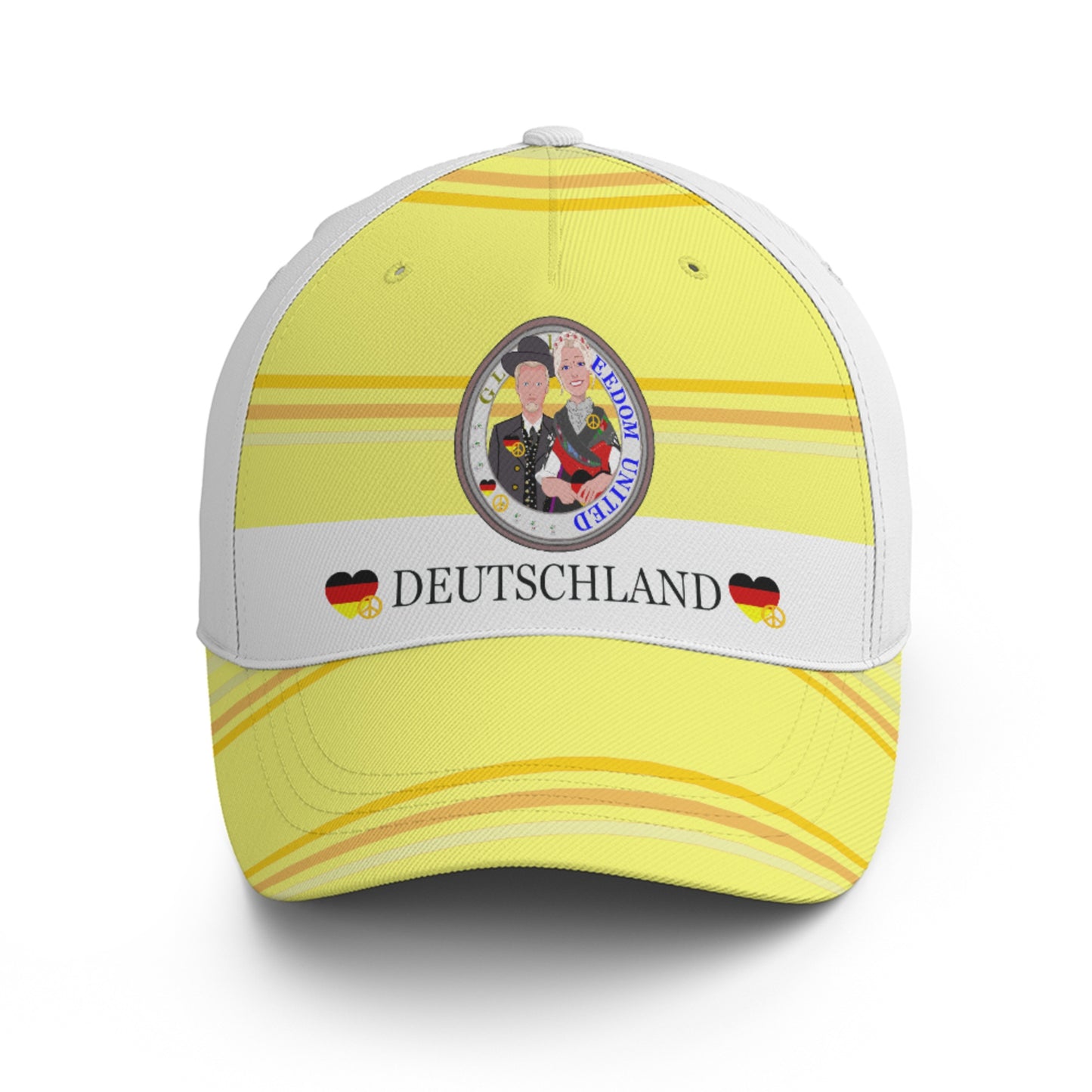 Basketball Cap Global Freedom United Couple Edition Germany V1 Yellow