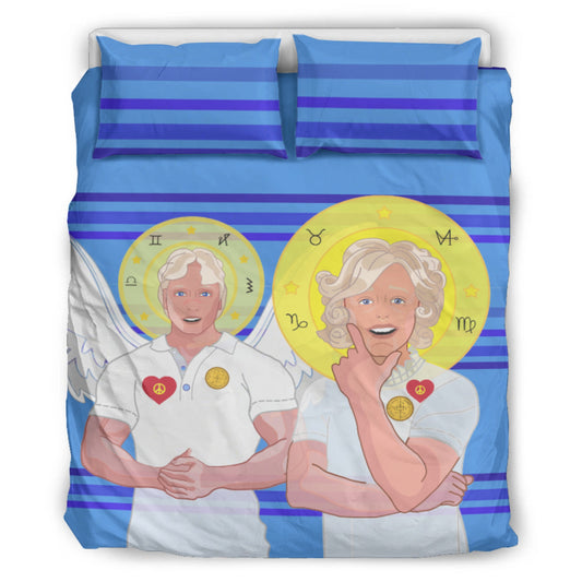 Bed Line GLOBAL FREEDOM UNITED© Archangel Michael & Gabriel  Deep Blue