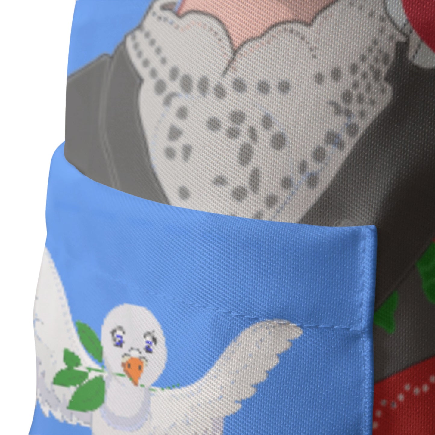 Apron GLOBAL FREEDOM UNITED© Women Romania & Germany Blue