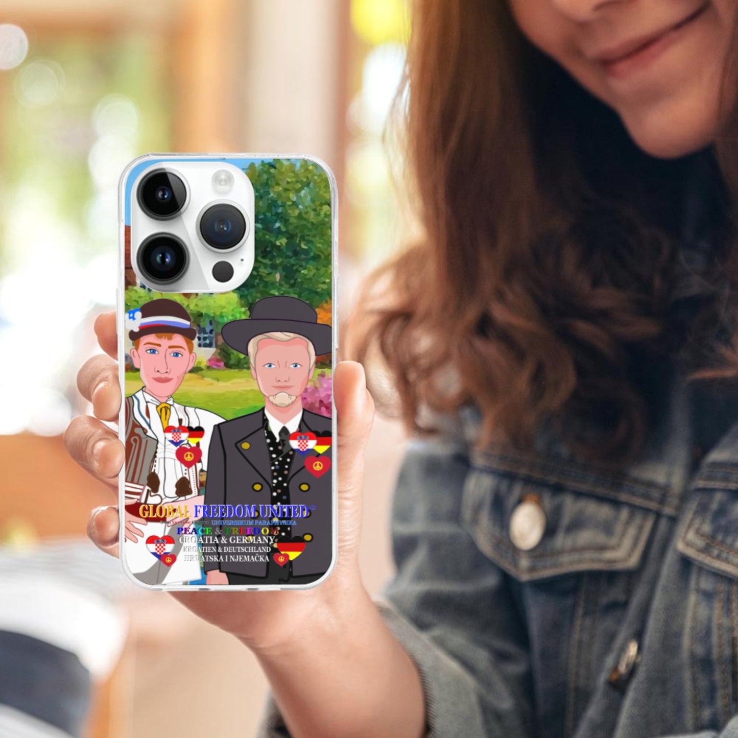 Mobile Phone Case GLOBAL FREEDOM UNITED© Men Croatia & Serbia