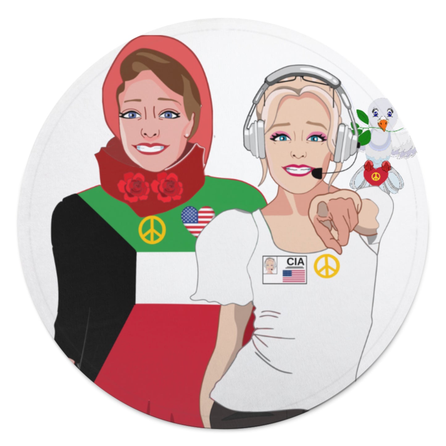 Blankets For Kits Global Freedom United Girls Kuwait & Usa Old Peace