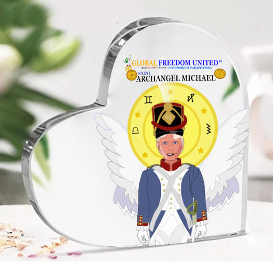 Acryl Heart  GLOBAL FREEDOM UNITED© Archangel Michael English V2