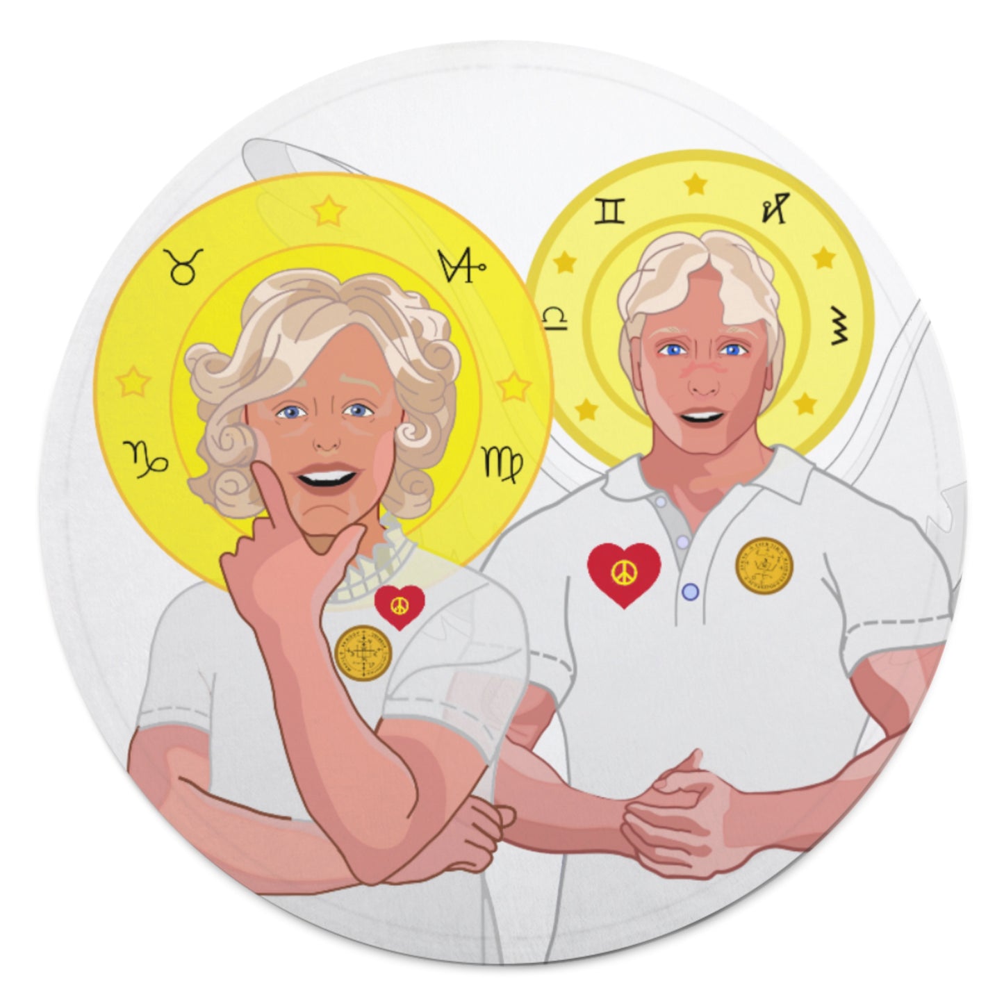 Blanket For Kits Global Freedom United Archangel Gabriel & Michael No2