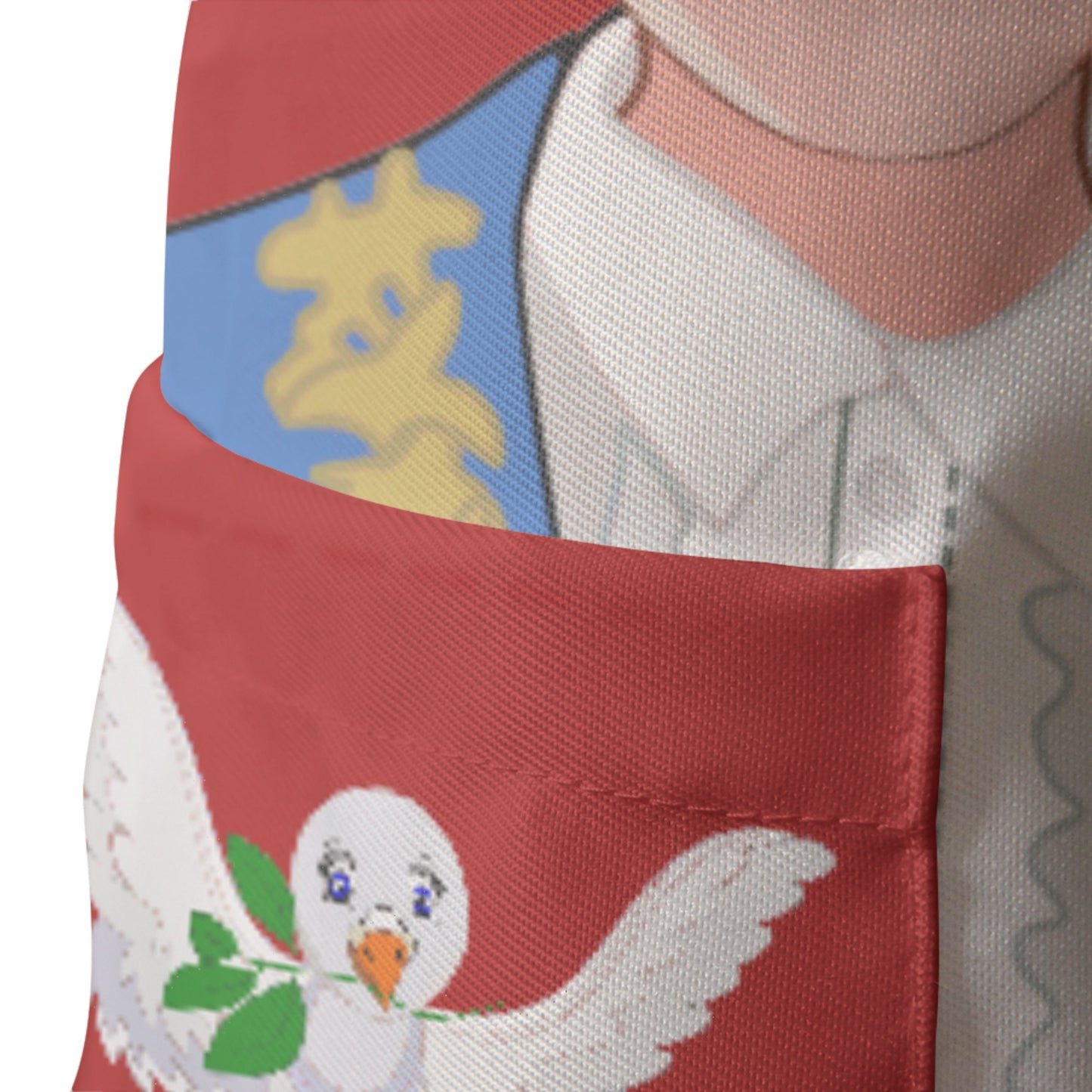 Apron GLOBAL FREEDOM UNITED© Men Albania & Serbia Red