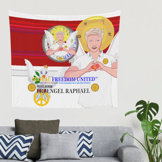 Tapestry Global Freedom United Archangel Raphael German Red