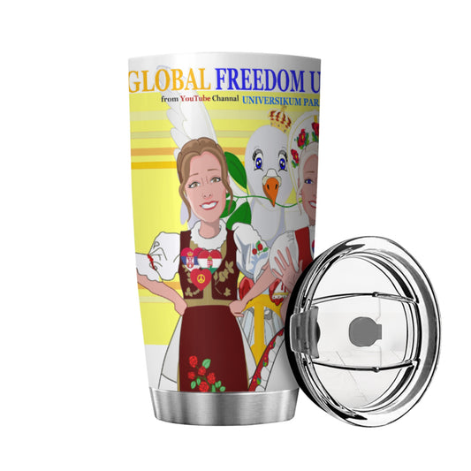 Tumbler Global Freedom United Women Hungary & Serbia Yellow