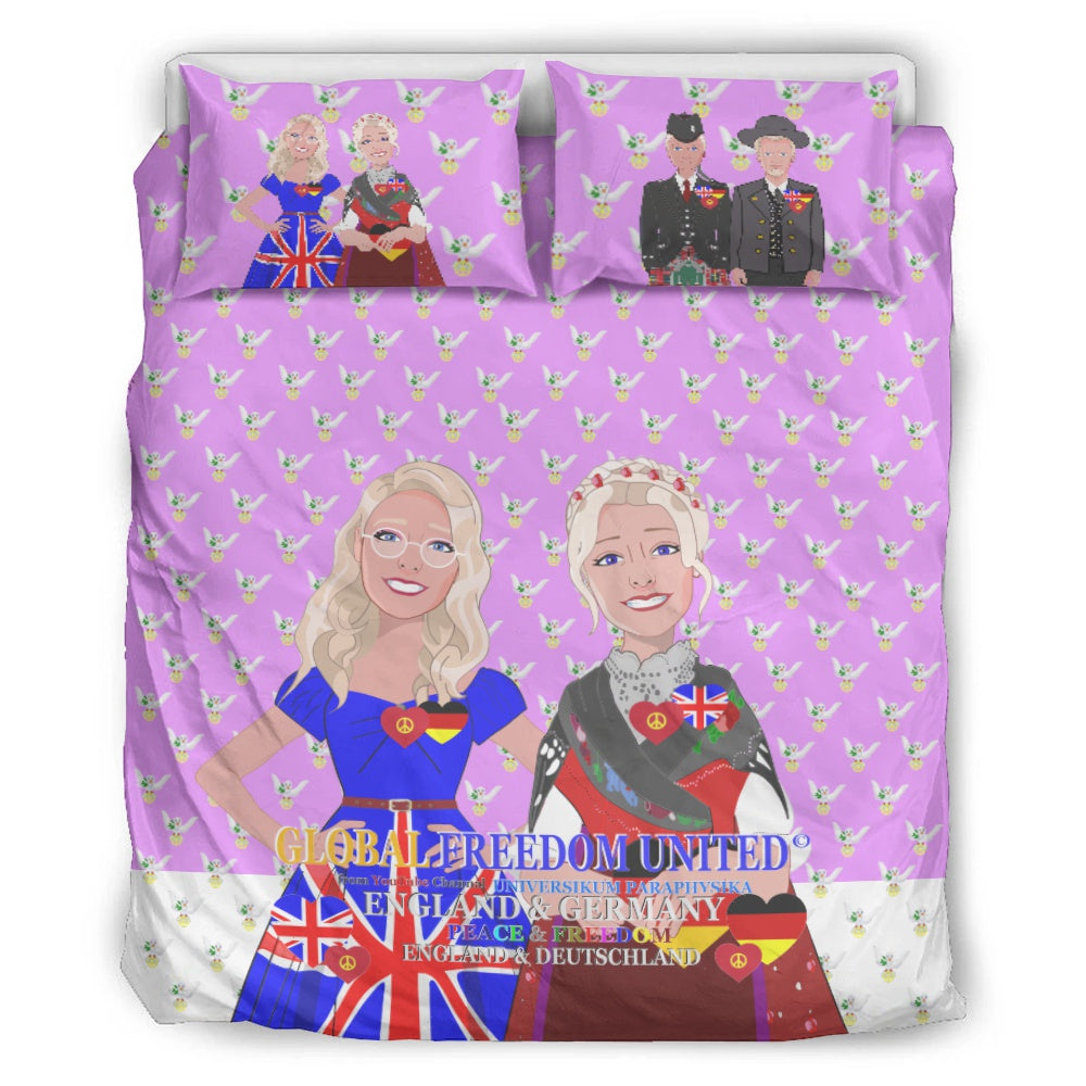 Bed Line GLOBAL FREEDOM UNITED© Women England & German Lilac