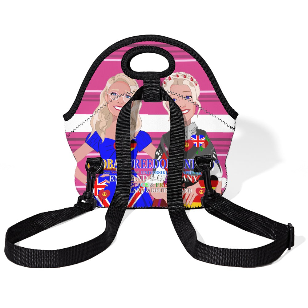 Meal Bag With Strap GLOBAL FREEDOM UNITED© Women England & Germany Pink