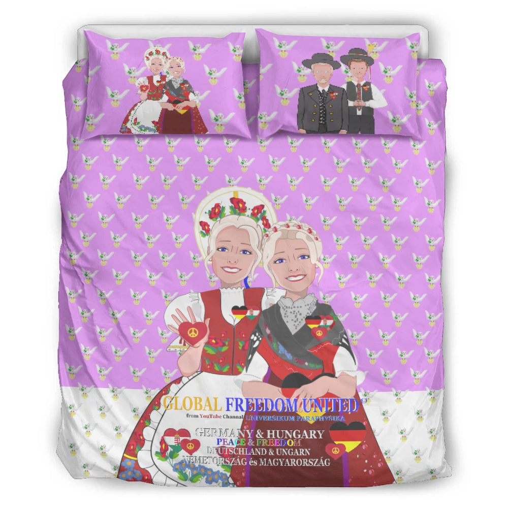 Bed Line GLOBAL FREEDOM UNITED© Women Hungary & Germany Lilac