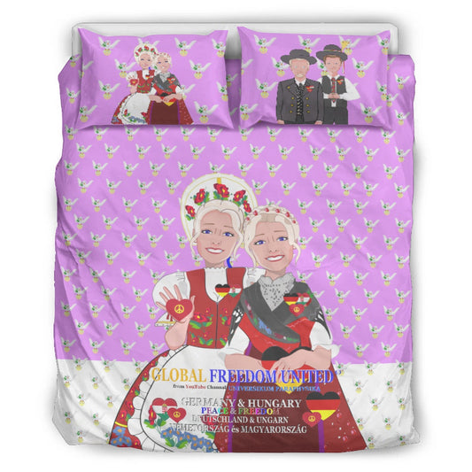 Bed Line GLOBAL FREEDOM UNITED© Women Hungary & Germany Lilac