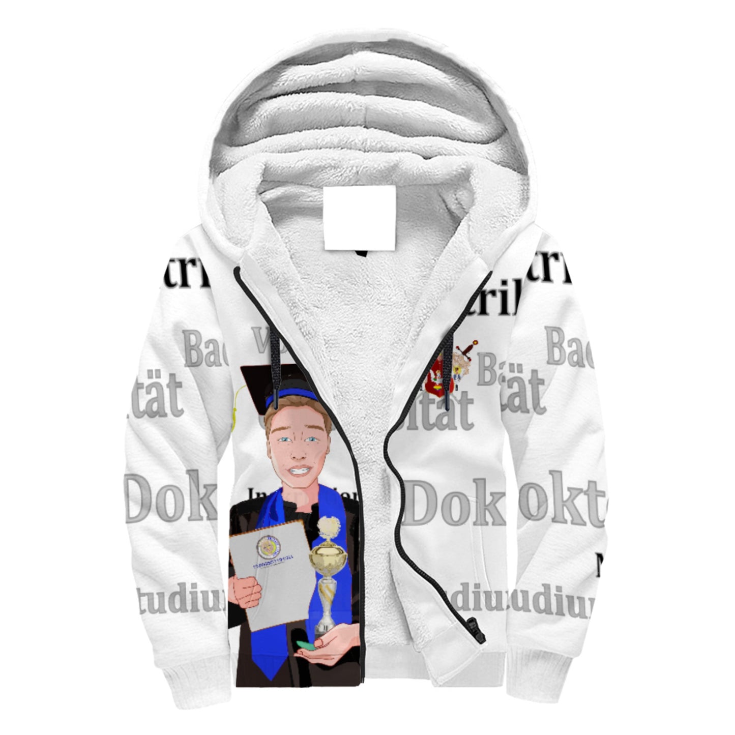 Plush Hoodie Global Freedom United Student Boy Golden Place Brown Hair 3