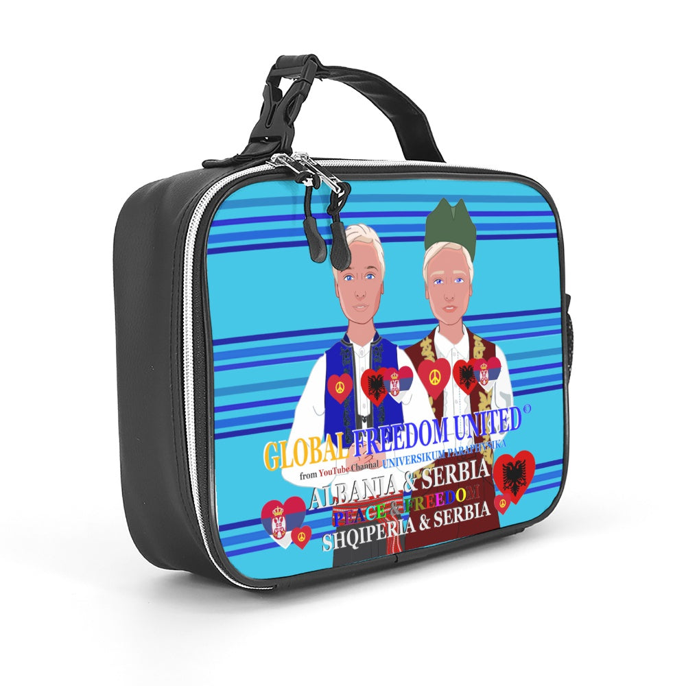 Laether Meal Back GLOBAL FREEDOM UNITED© Men Albania & Serbia Blue