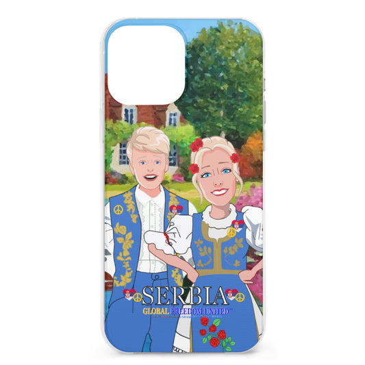 Mobile Case GLOBAL FREEDOM UNITED© Couple Edition Serbia Blue One