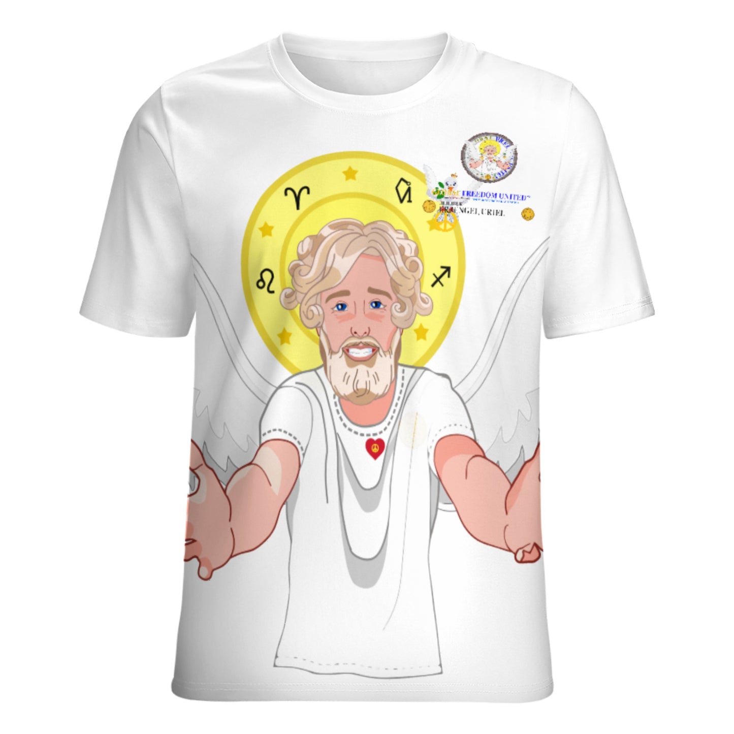 Women´s T-shirt 2 Global Freedom United Archangel Uriel German  Big