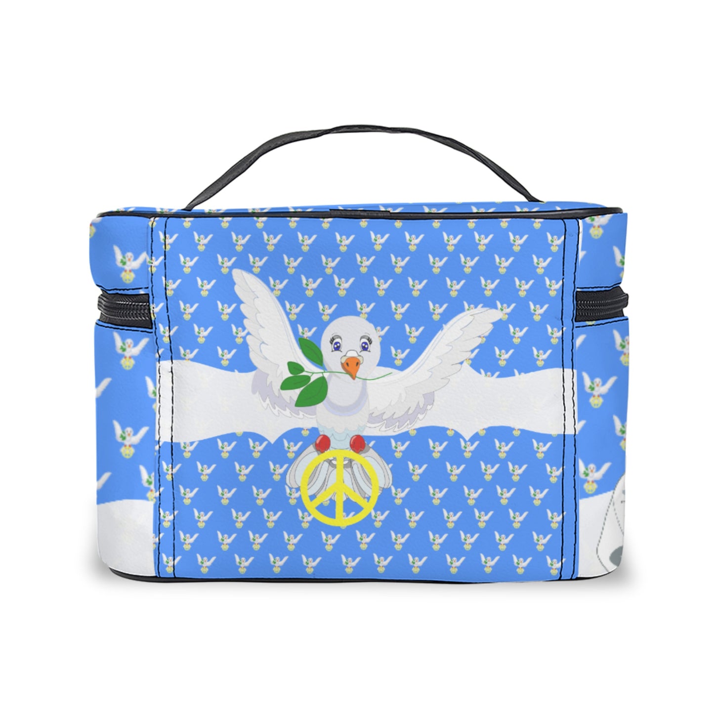 Cosmetic Bag GLOBAL FREEDOM UNITED© Women Croatia & Serbia Blue