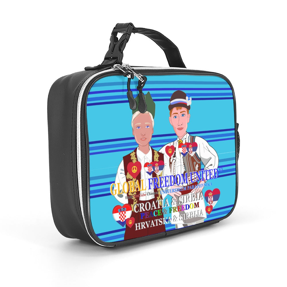 Laether Meal Back GLOBAL FREEDOM UNITED© Men Croatia & Serbia Blue