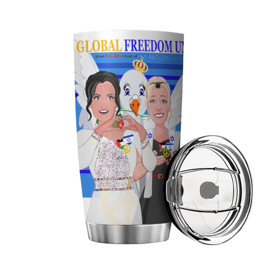 Tumbler Global Freedom United Women Palestina & Israel Deep Blue