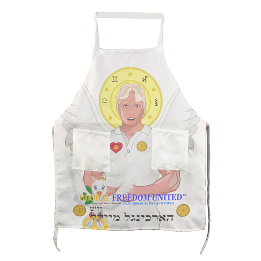 Apron GLOBAL FREEDOM UNITED© Archangel Michael Hebrew