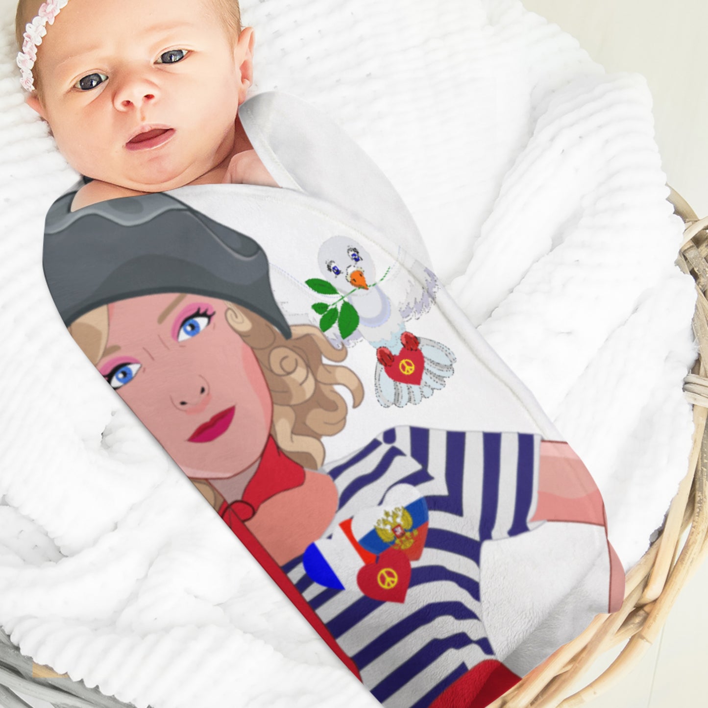 Blankets For Kits Global Freedom United Girls Russia & French Old Peace