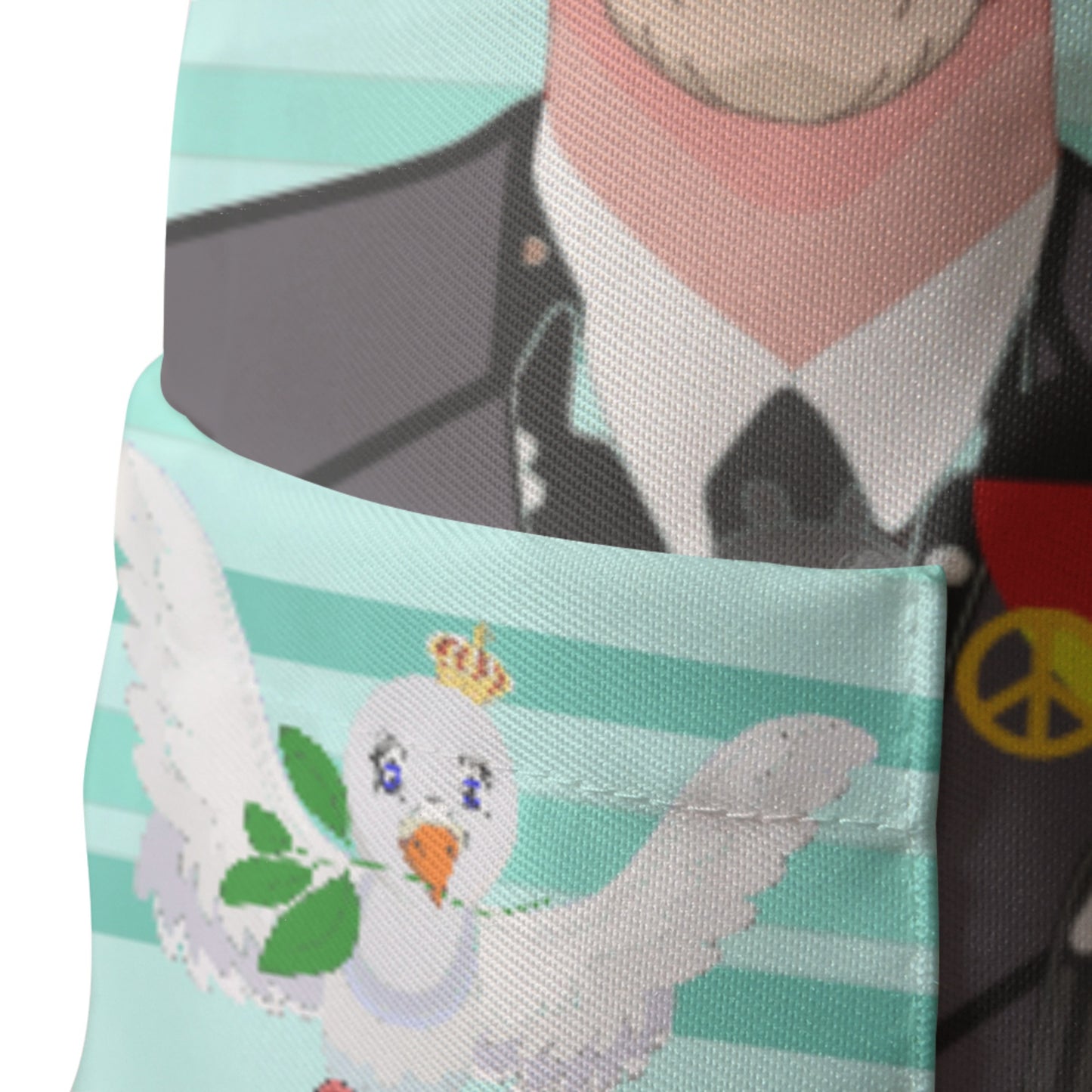 Apron GLOBAL FREEDOM UNITED© Couple Edition Germany V1 Light Green
