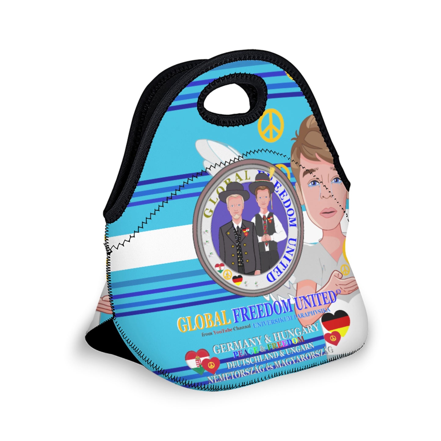 Meal Bag Global Freedom United Men Germany & Hungary Blue