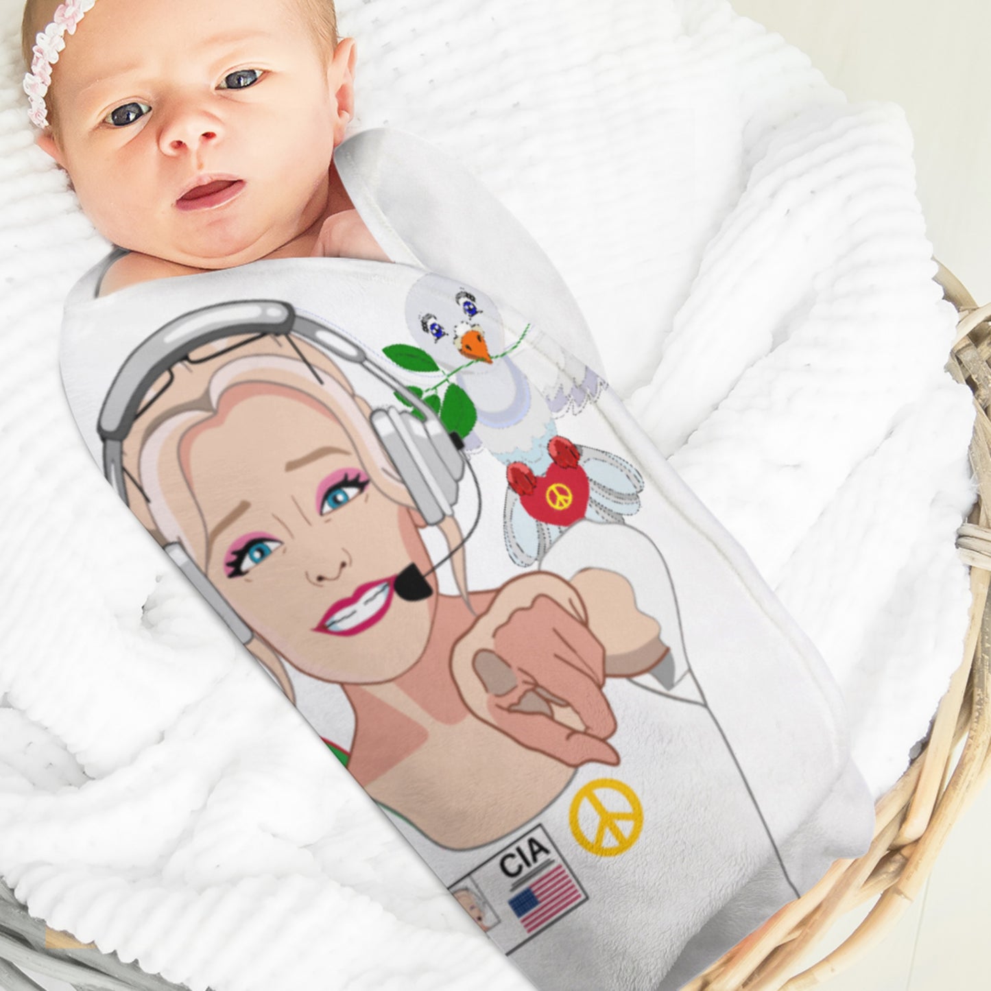 Blankets For Kits Global Freedom United Girls Kuwait & Usa Old Peace