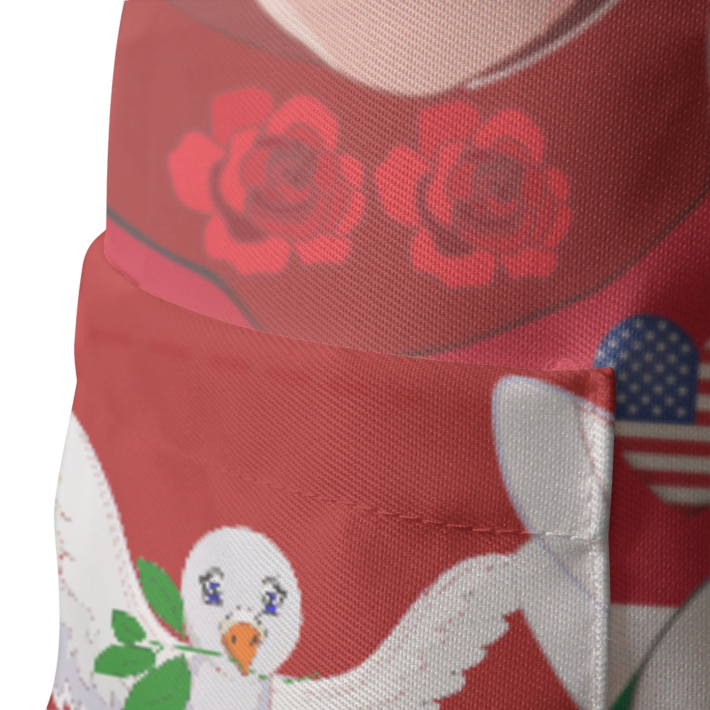 Apron GLOBAL FREEDOM UNITED© Women Syria & USA Red