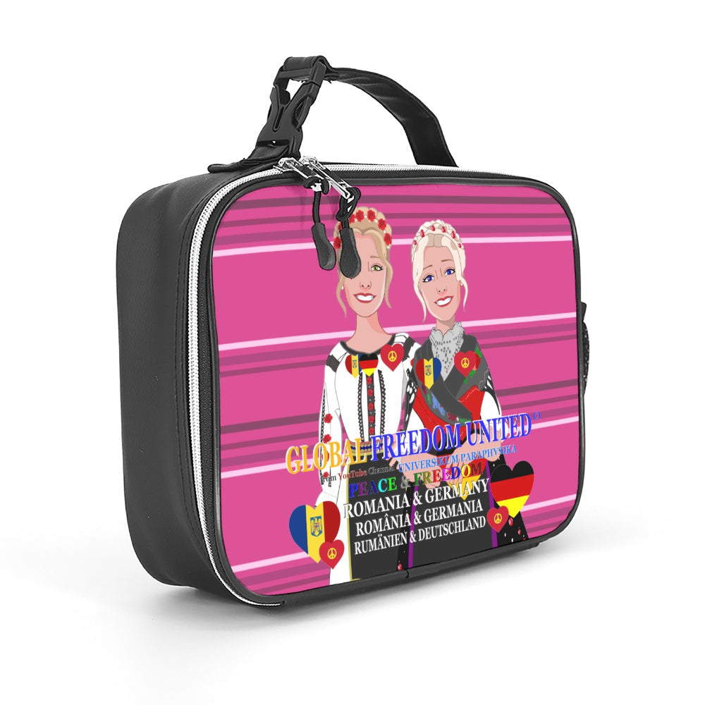 Laether Meal Back GLOBAL FREEDOM UNITED© Women Romania & Germany Pink