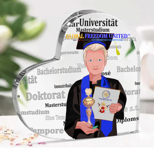 Acryl Heart Global Freedom United Student Boy Cooper Place Blond Hair 1