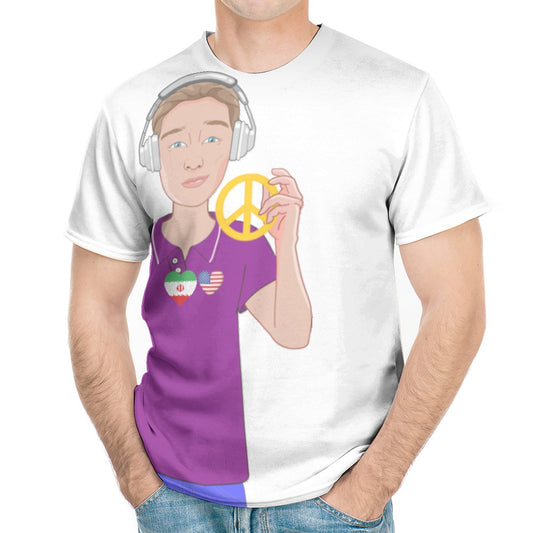 Men´s T-shirt GLOBAL FREEDOM UNITED© Men Iran & USA V3