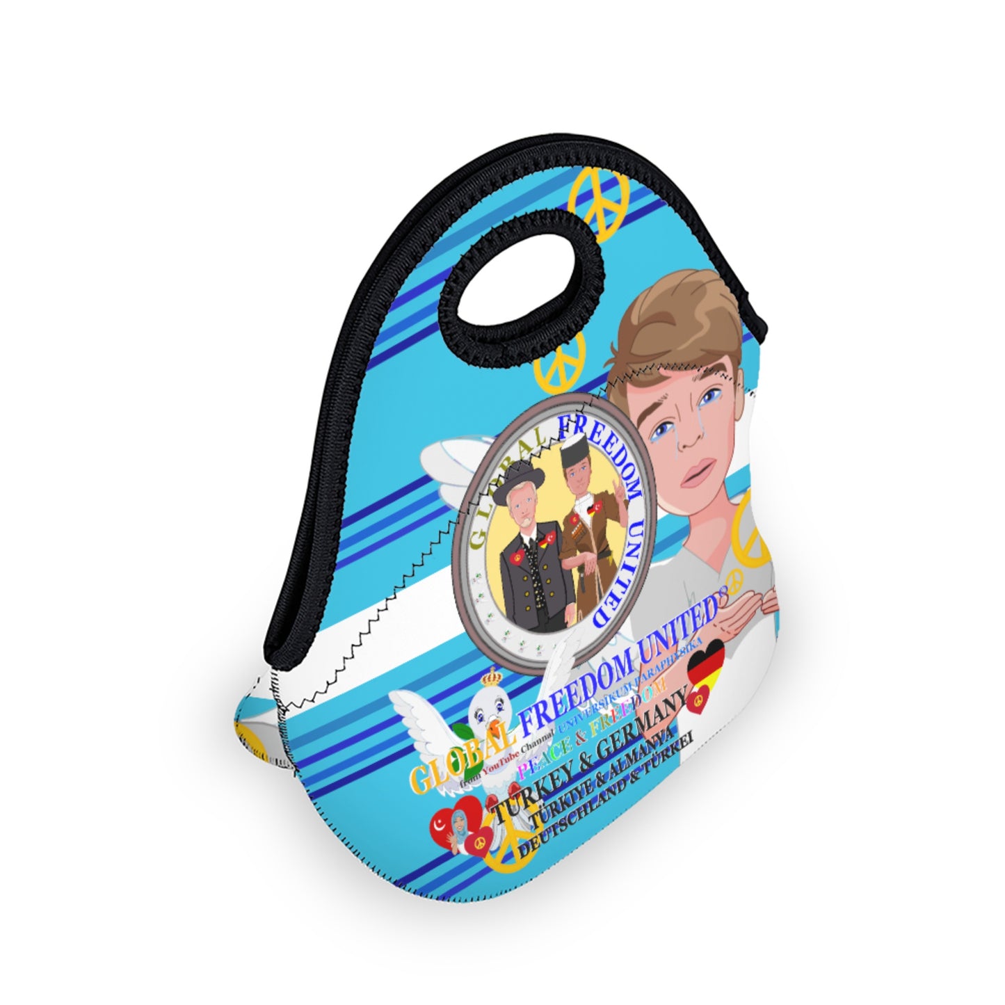 Meal Bag Global Freedom United Men Turkey & Germany V1 Blue