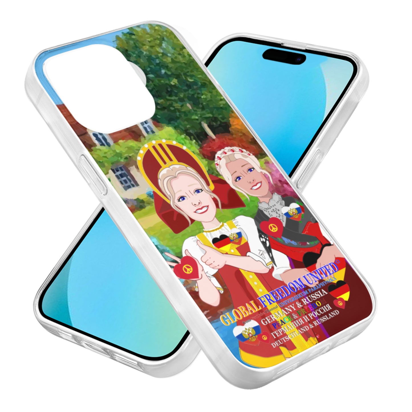 Mobile Phone Case GLOBAL FREEDOM UNITED© Women Russia & Germany