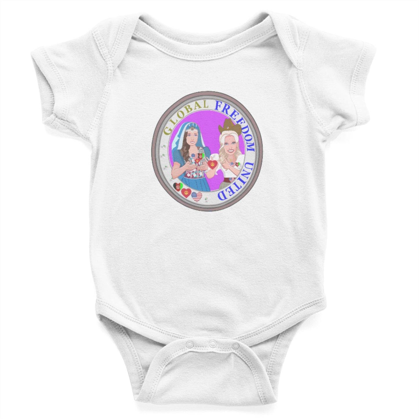 Baby Body Global Freedom United Girls Afghanistan & Usa Old Peace