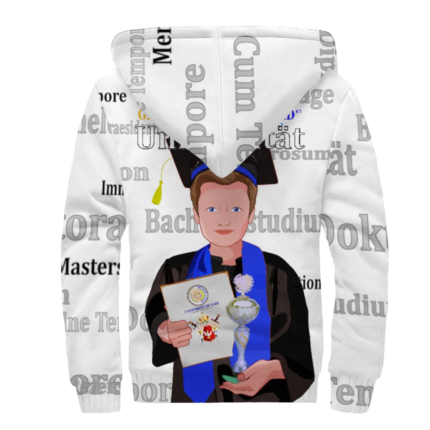 Plush Hoodie Global Freedom United Student Boy Silver Place Brown Hair 2