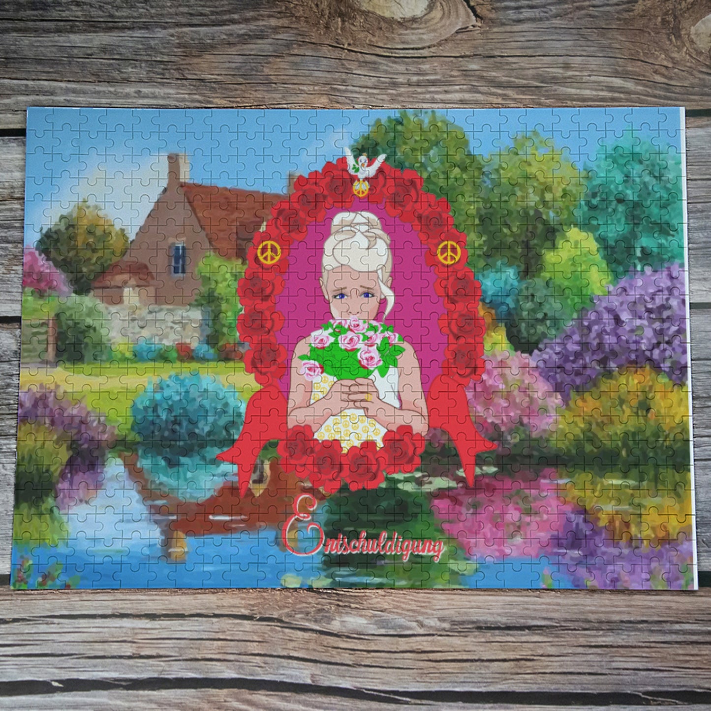 Puzzle Global Freedom United Ein Mädchen Sagt Entschuldigung