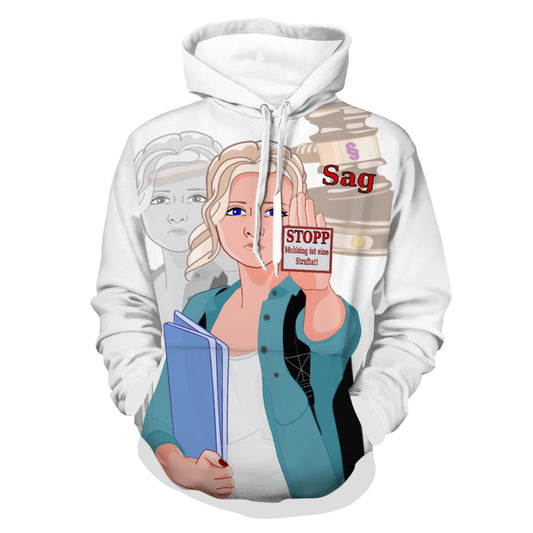 Hoodie Global Freedom United Anti Mobbing Deutsch V1