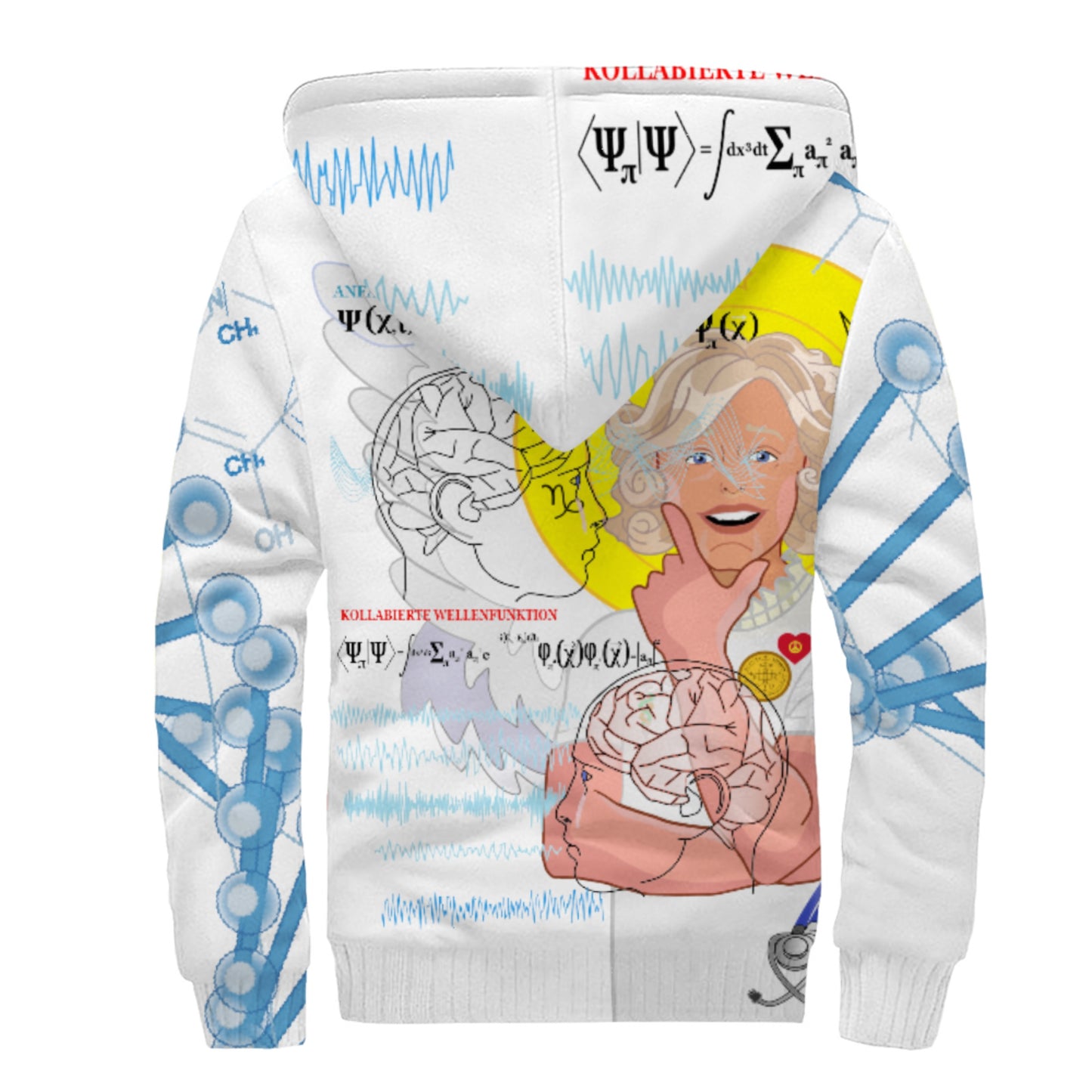 Plush Hoodie GLOBAL FREEDOM UNITED© Archangel Gabriel German Lab