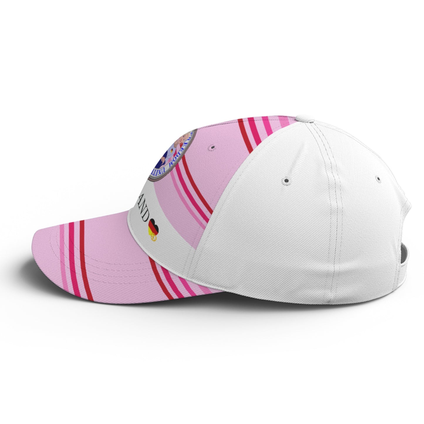 Basketball Cap Global Freedom United Couple Edition Germany V2 Pink2