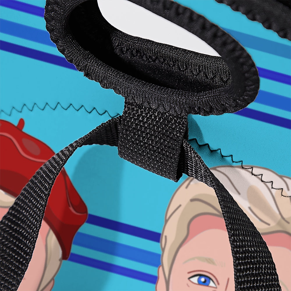 Meal Bag With Strap GLOBAL FREEDOM UNITED© Men Russia & French Blue 1