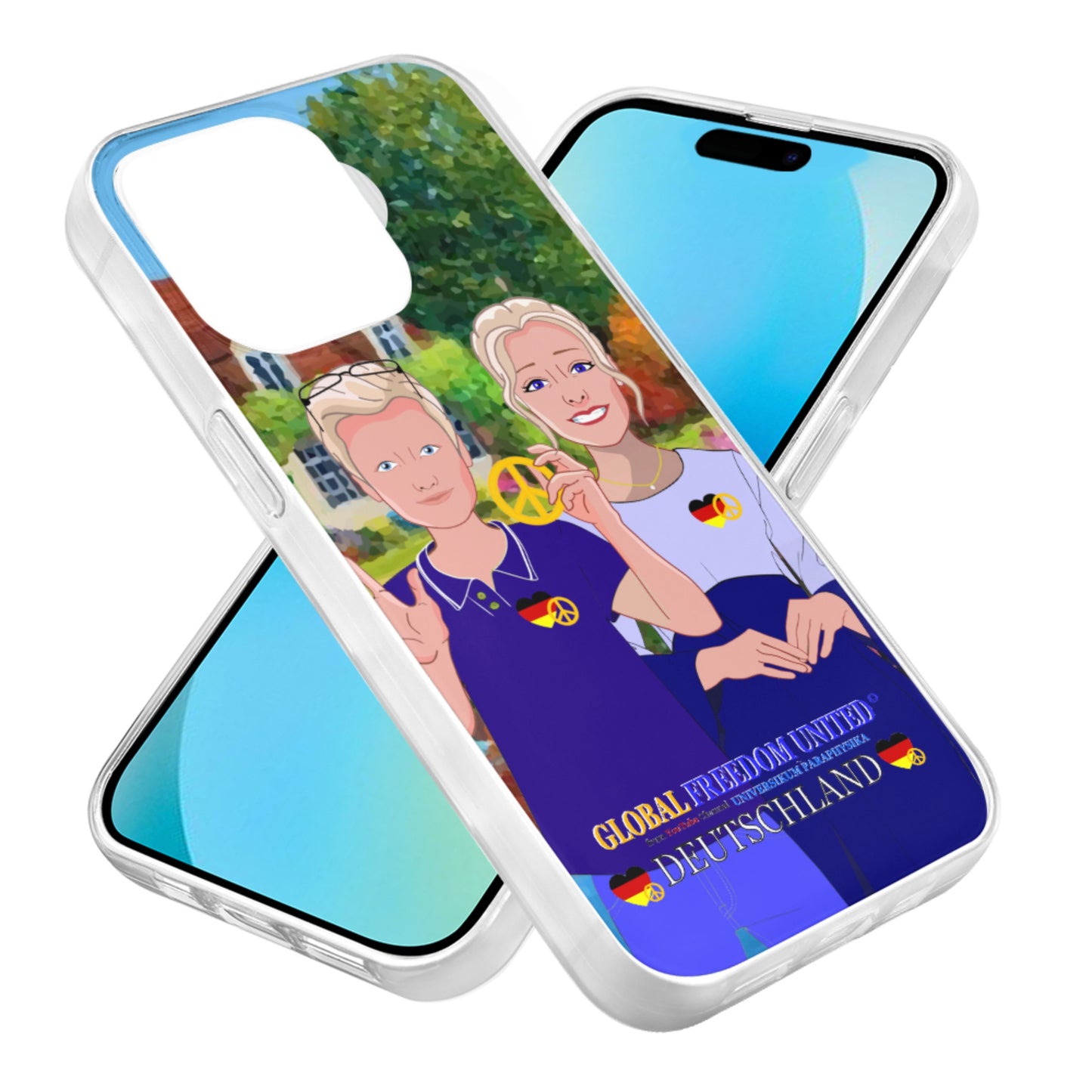Phone Case GLOBAL FREEDOM UNITED© Couple Edition Germany V2