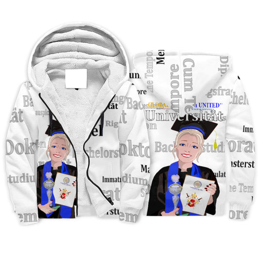 Men´s T-shirt Global Freedom United Student Girl Silver Place Blond Hair 1