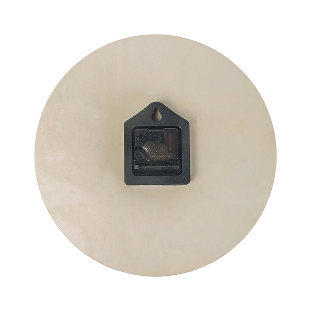 Wooden Wall Clock Without Scale GLOBAL FREEDOM UNITED© Men Israel & Germany