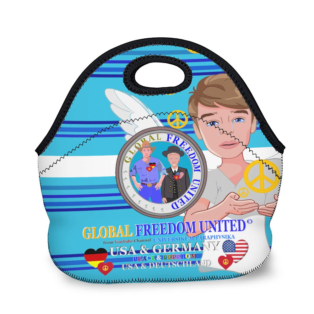 Meal Bag Global Freedom United Men Usa & Germany Blue 2