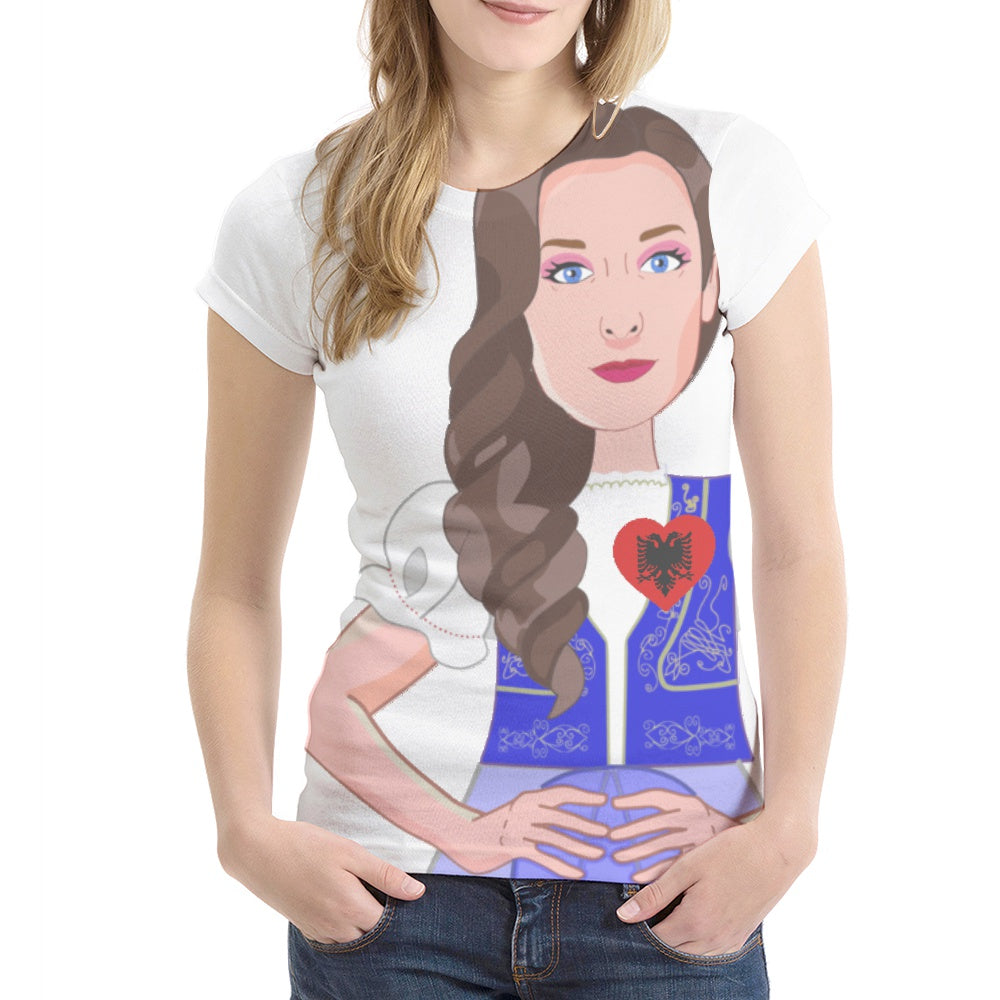 Women´s T-shirt GLOBAL FREEDOM UNITED© Couple Albania