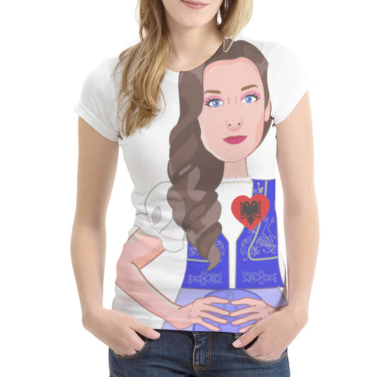 Women´s T-shirt GLOBAL FREEDOM UNITED© Couple Albania