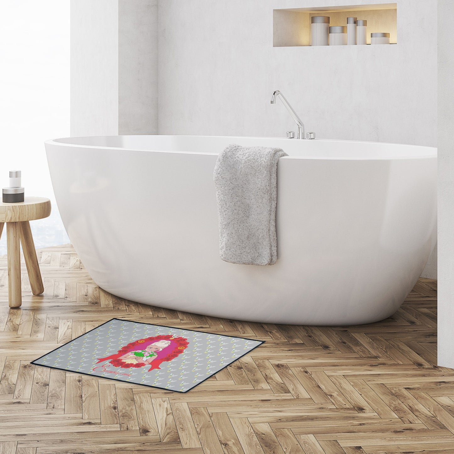 Doormat GLOBAL FREEDOM UNITED© Une fille dit désoié Excusez-moi