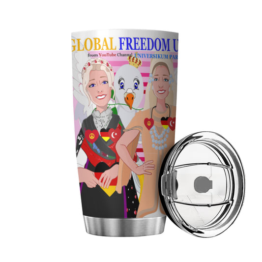 Tumbler Global Freedom United Women Germany & Turkey Old Peace Light Pink2