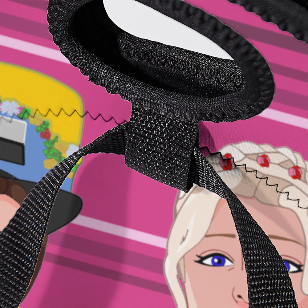 Meal Bag With Strap GLOBAL FREEDOM UNITED© Girl Croatia & Germany  Pink